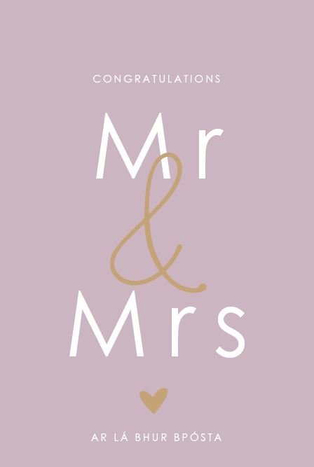 Mr & Mrs