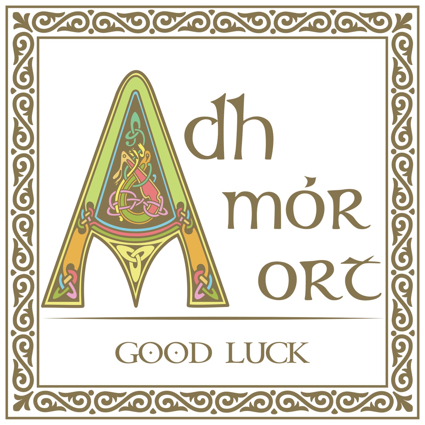 Celtic Good luck card