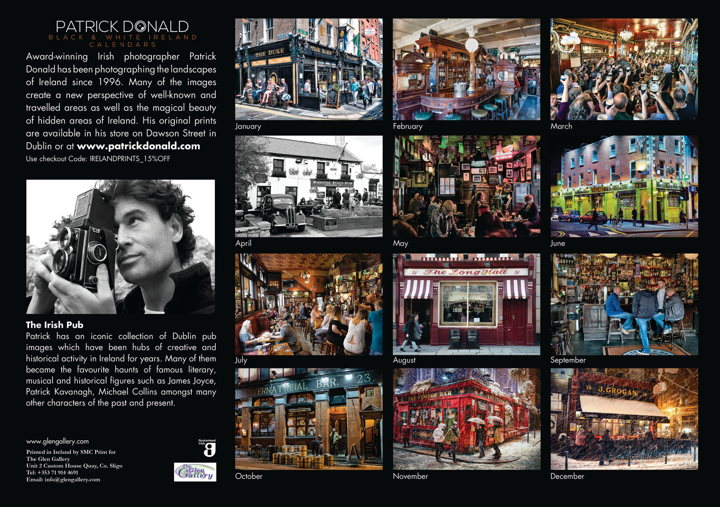 Traditional Irish Pubs 2027 Calendar
