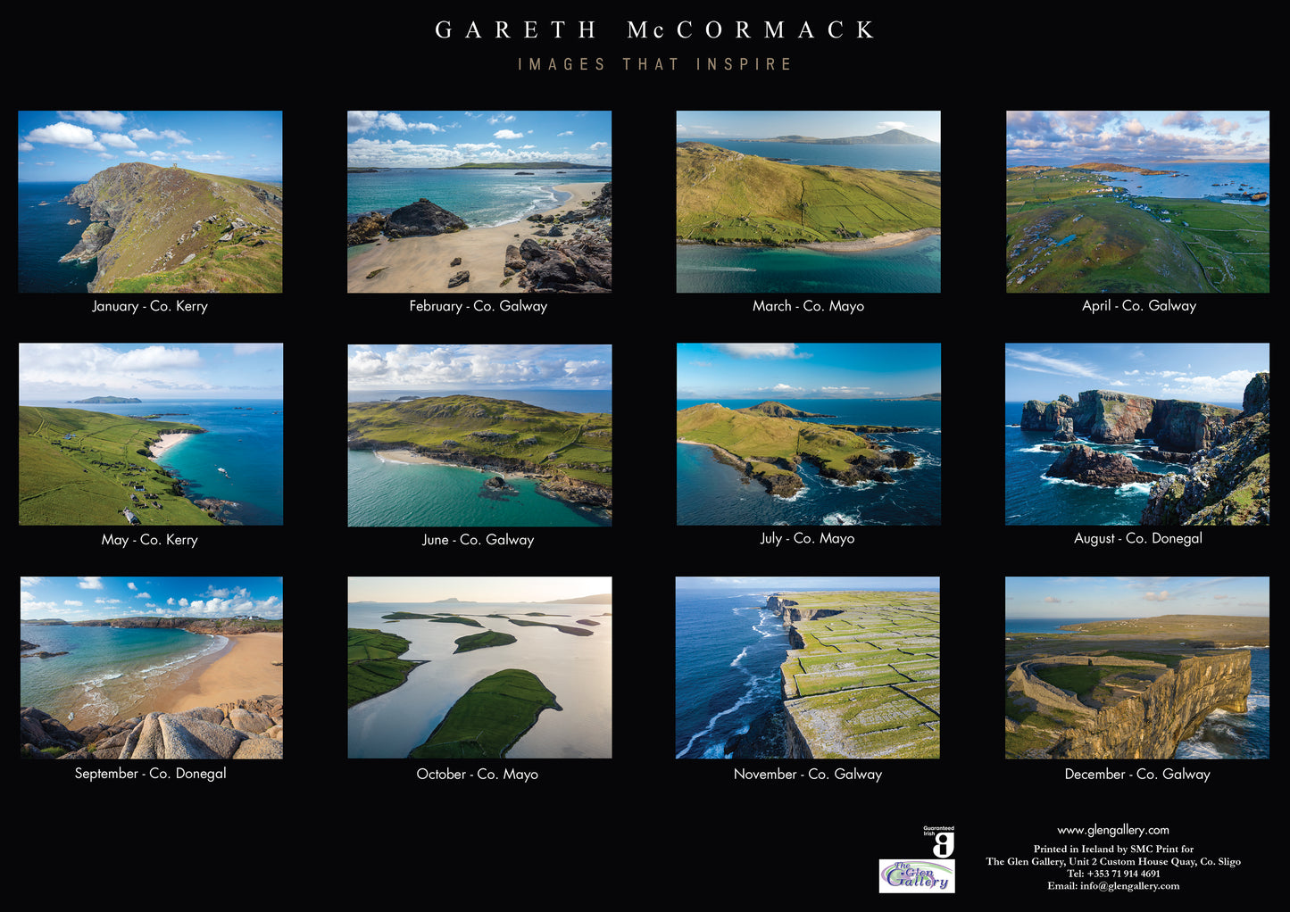 Islands of Ireland 2026 Calendar