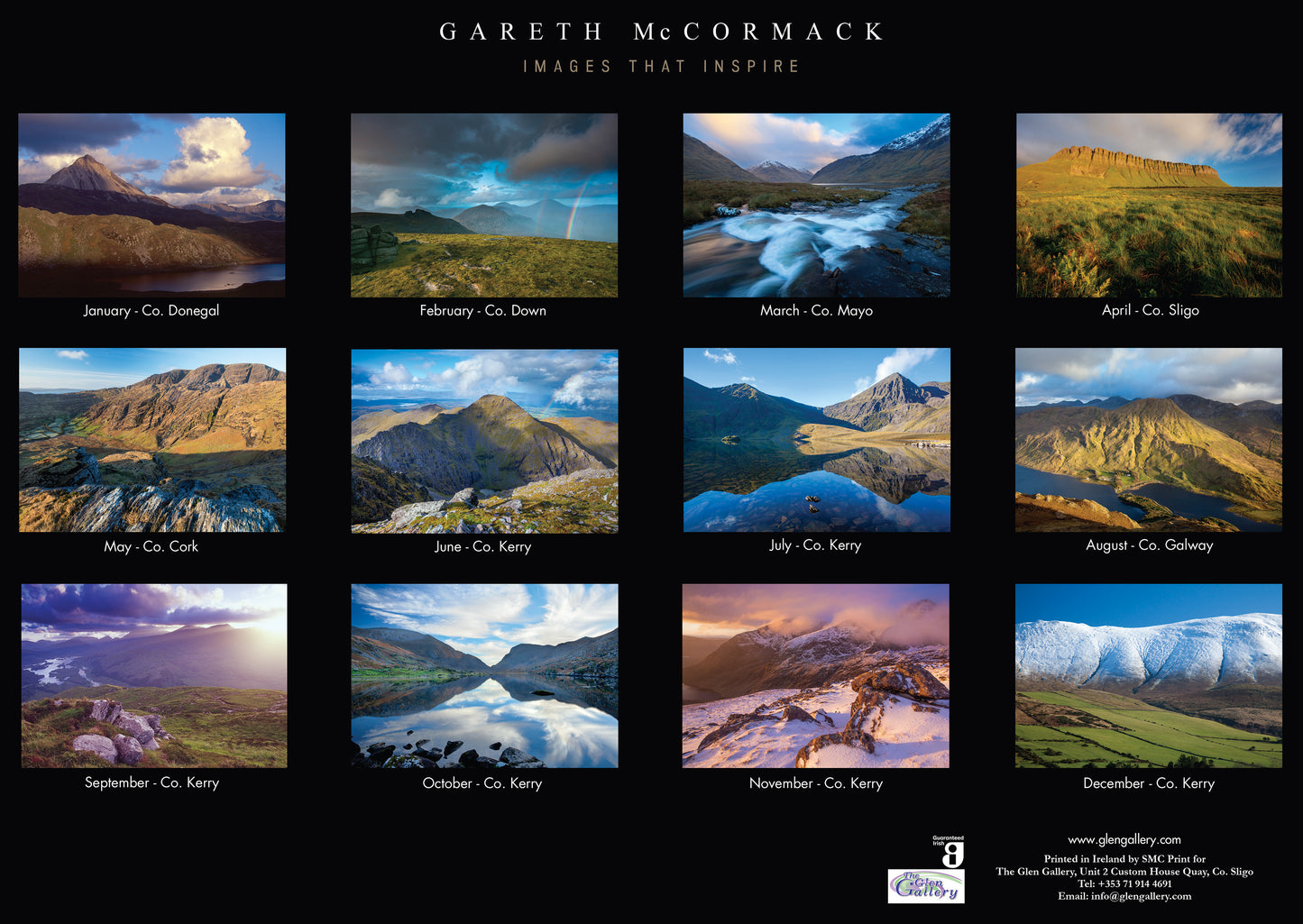 Mountains of Ireland 2026 Calendar