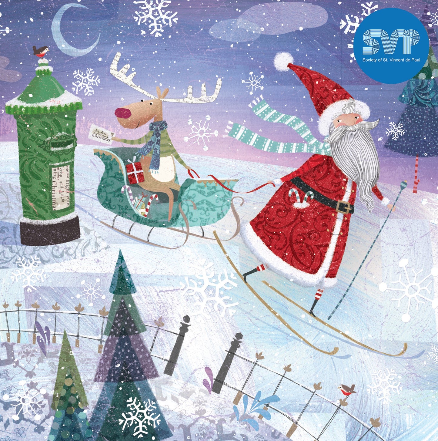 Santa, SVP Christmas Charity Cards