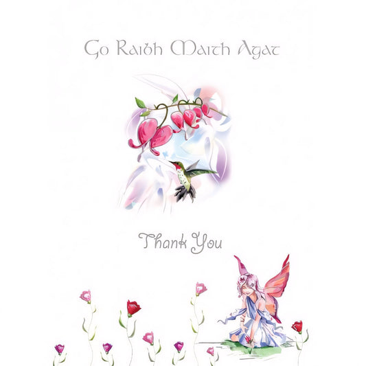 Fairy & Humming Bird Thank You