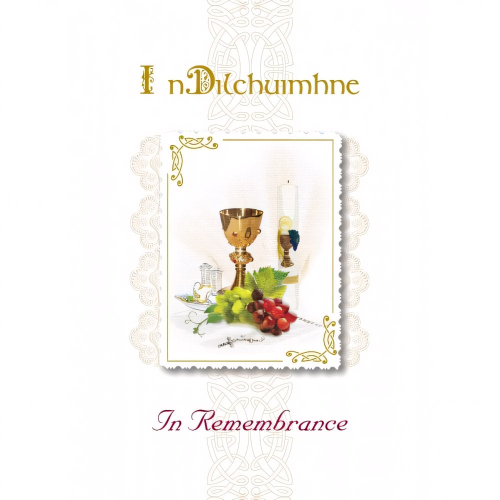 Chalice Mass Card