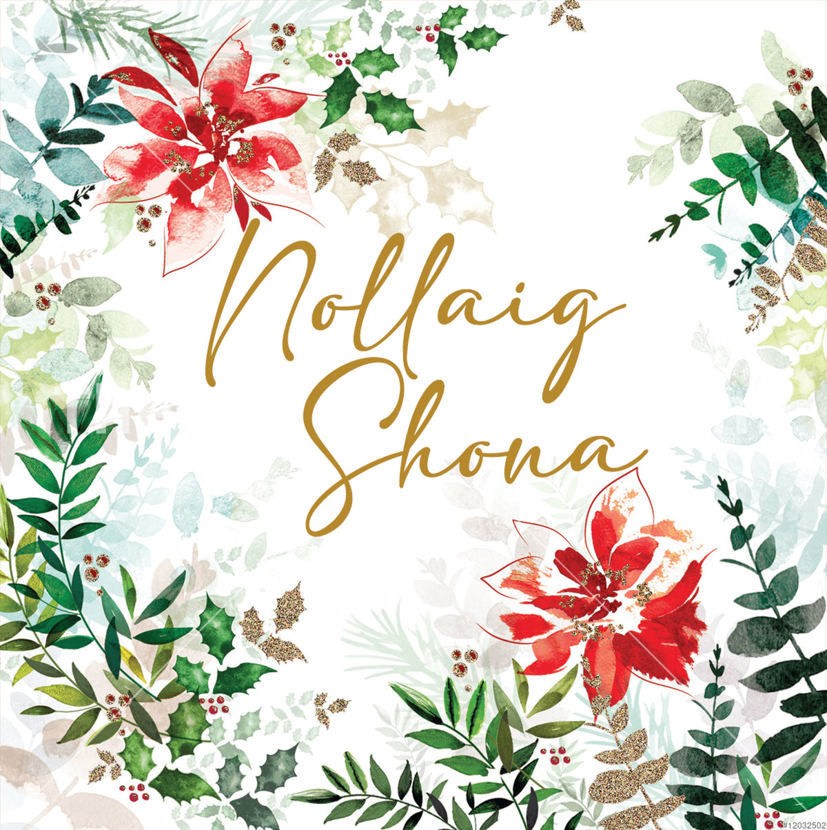 Aware Floral Nollaig Shona