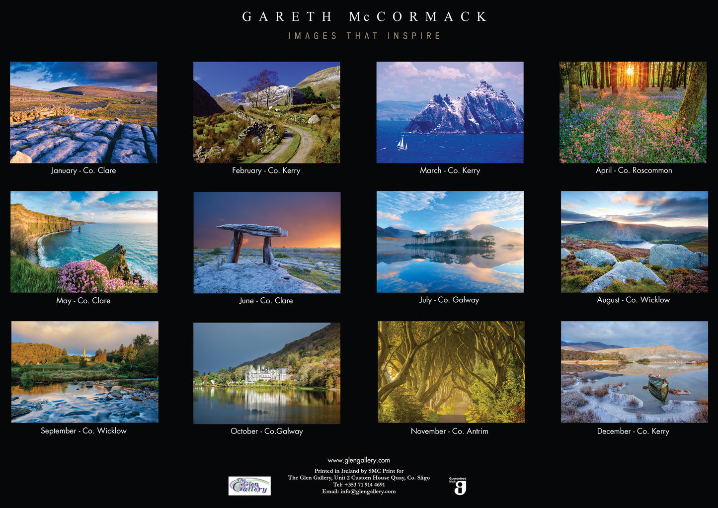 2024 Beautiful Ireland Calendar