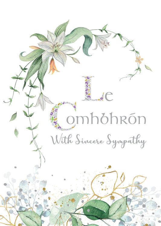 With sincere sympathy card