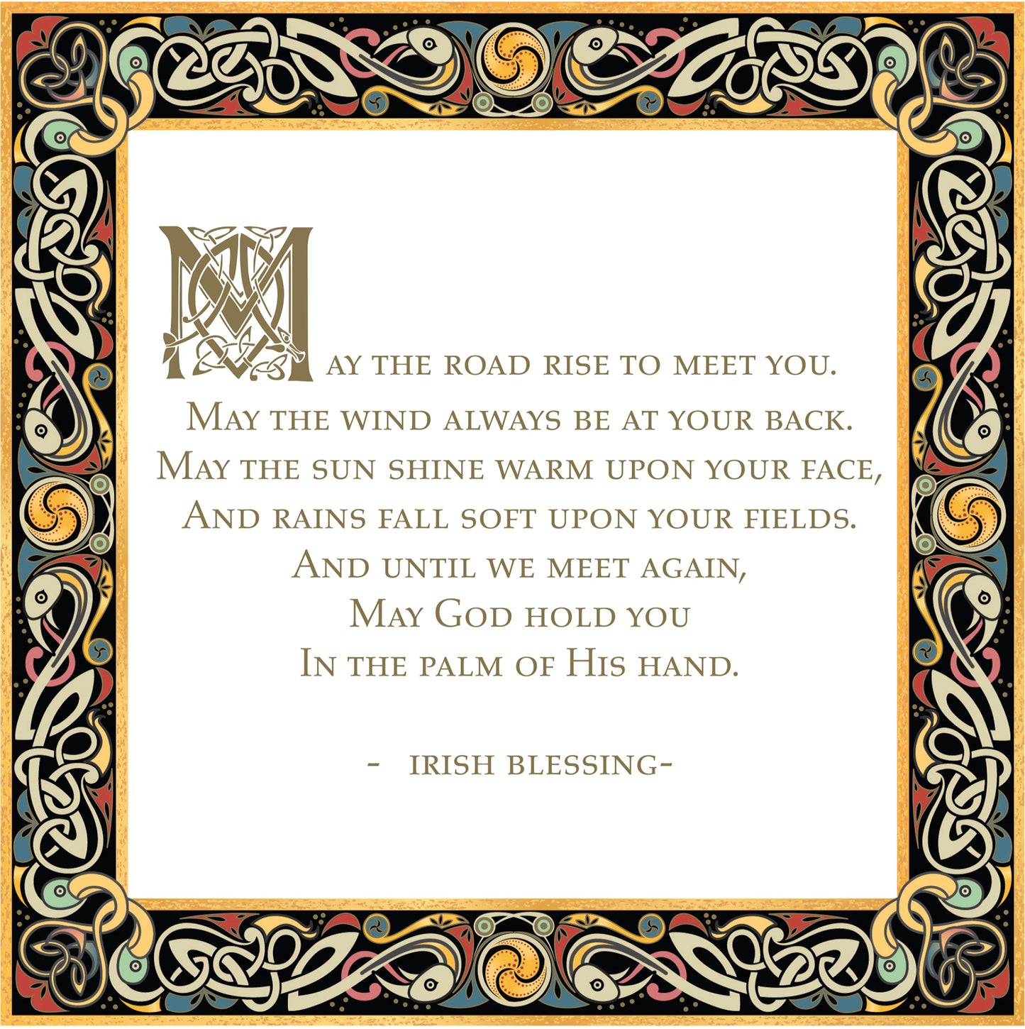 Celtic Blessings card