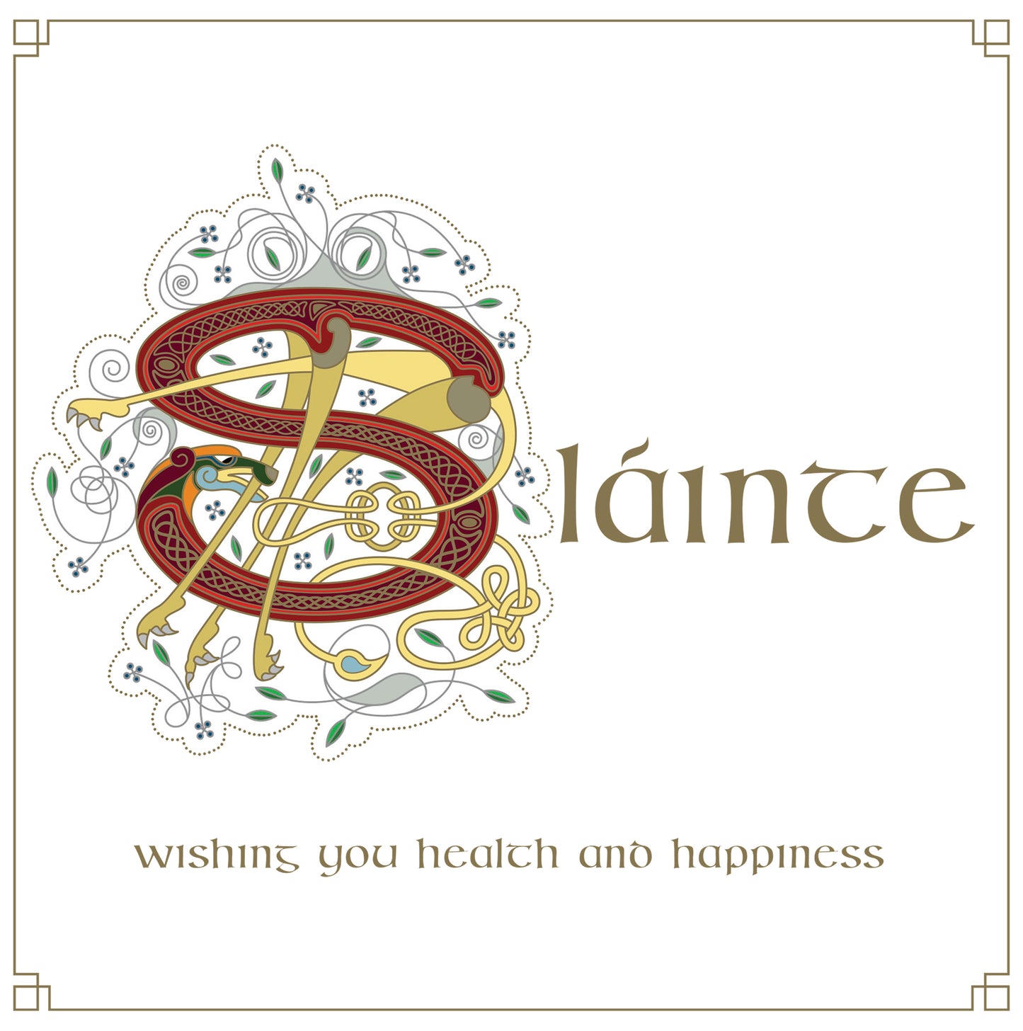Slainte Greeting card
