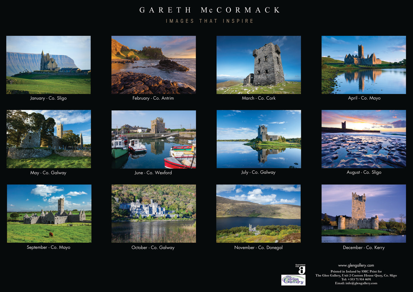 2027 Castles of Ireland Calendars