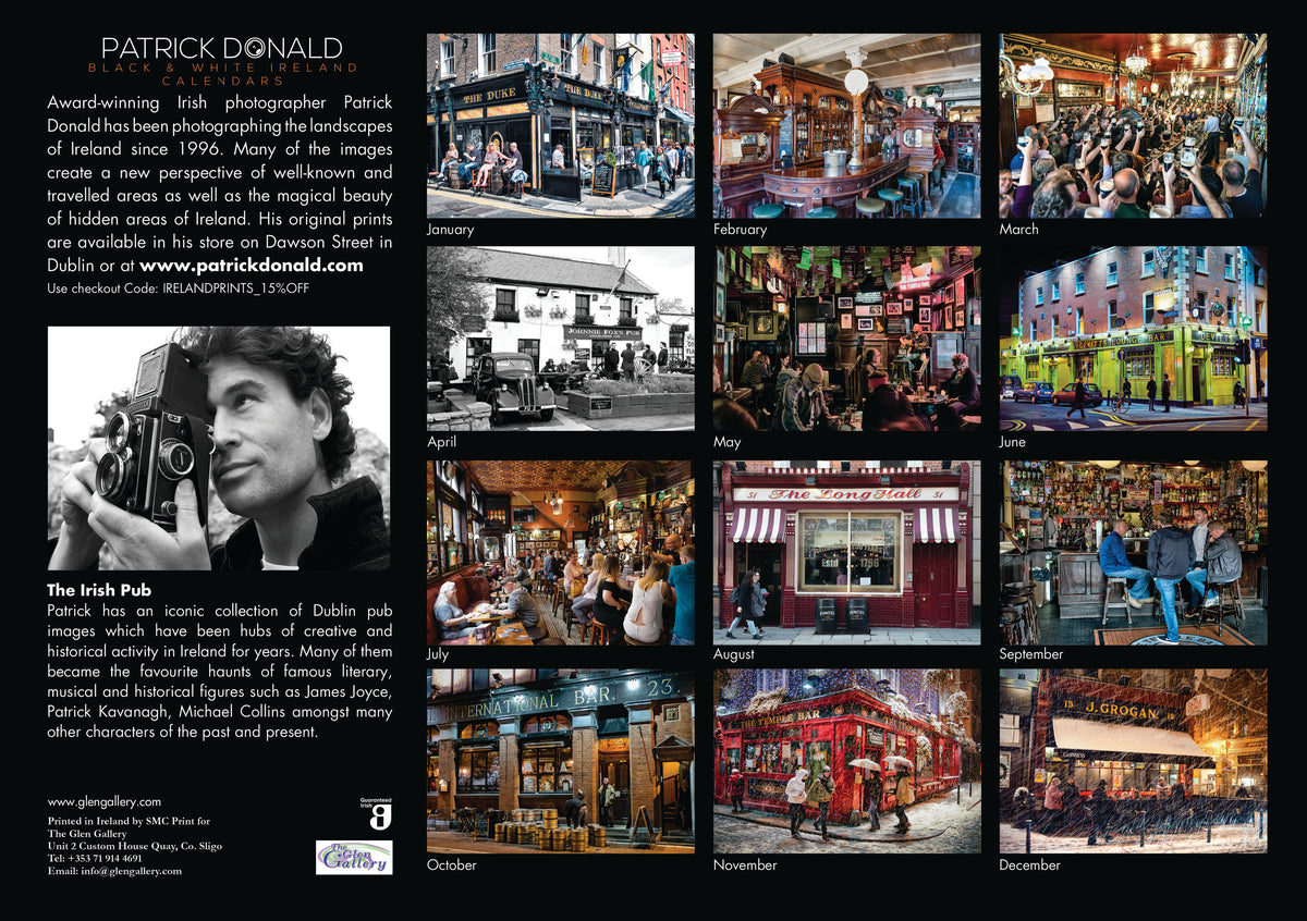 Traditional Irish Pubs 2027 Calendar