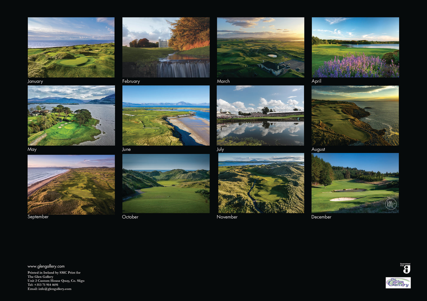 Golf Courses of Ireland 2027 Calendar