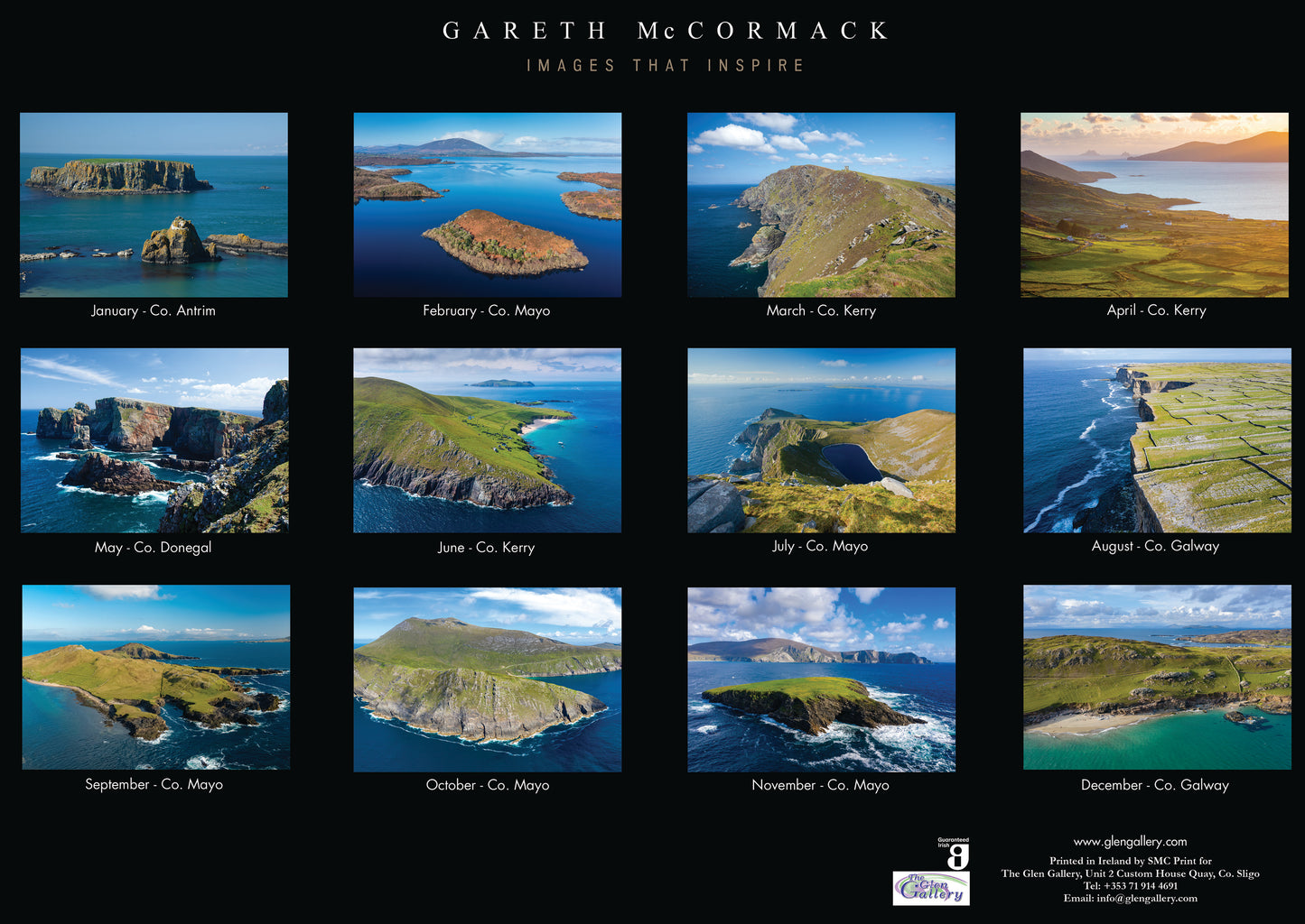 Islands of Ireland 2025 Calendar