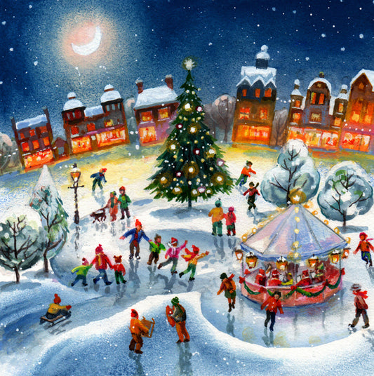 Christmas Village, St Vincent De Paul Christmas Charity Cards