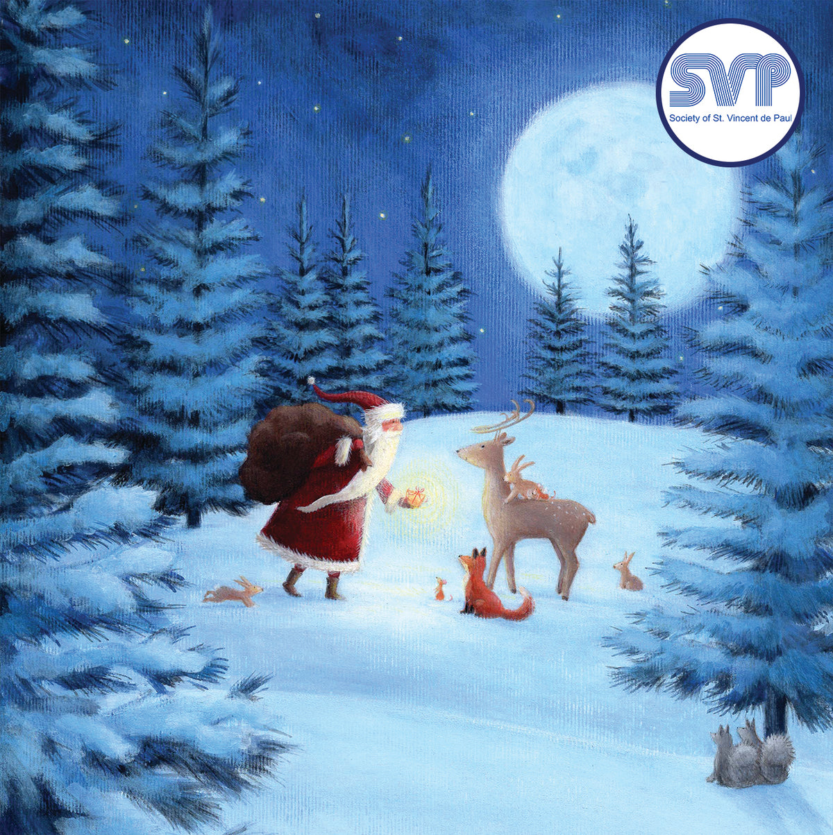 SVP Charity Christmas Cards Santa