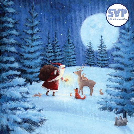SVP Charity Christmas Cards Santa