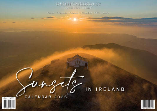 Sunsets in Ireland 2025 Calendar