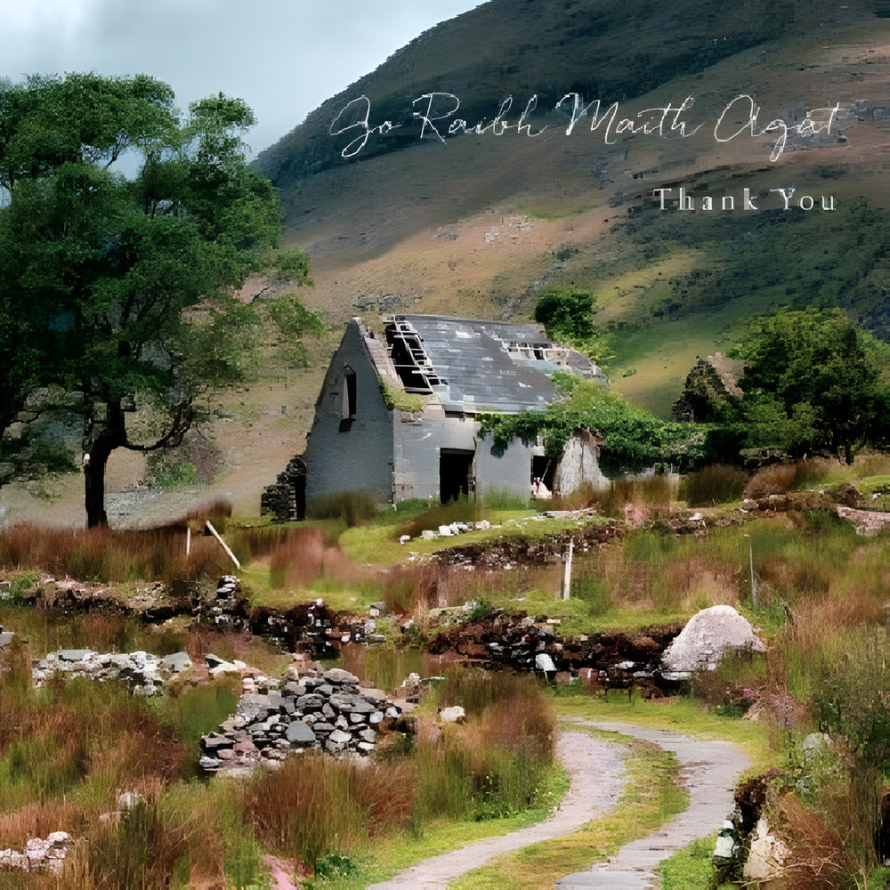 Derelict Cottage, Thank You Notelet